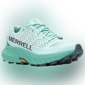 Merrell Women's Agility Peak 5 aqua vibram Outdoor Trail Running Shoes size 10